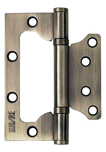 Петля накладная без врезки B020-U 100X75X2.5-2BB-1AB (бронза)