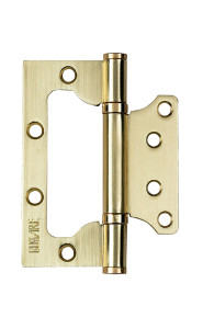 Петля накладная без врезки B020-U 100X75X2.5-2BB-1SG (матовое золото)