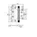 Петля накладная без врезки B020-U 100X75X2.5-2BB-1CM (кофе)