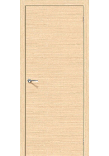 Межкомнатная дверь Соло-0.H, цвет БелДуб